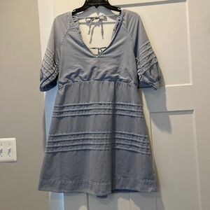 7 for all mankind light denim dress with amazing details size M
